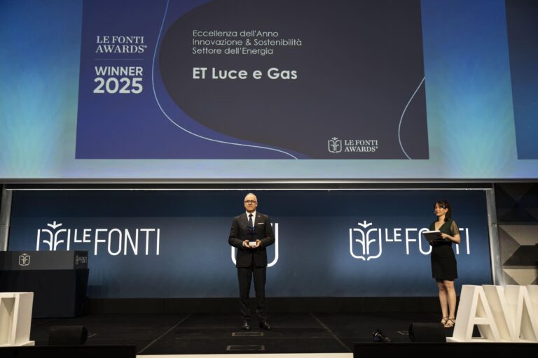 Daniel Taurino, Parlano di noi Le Fonti Awards 2025 – ET Luce e Gas premiata per Energia e Sostenibilità